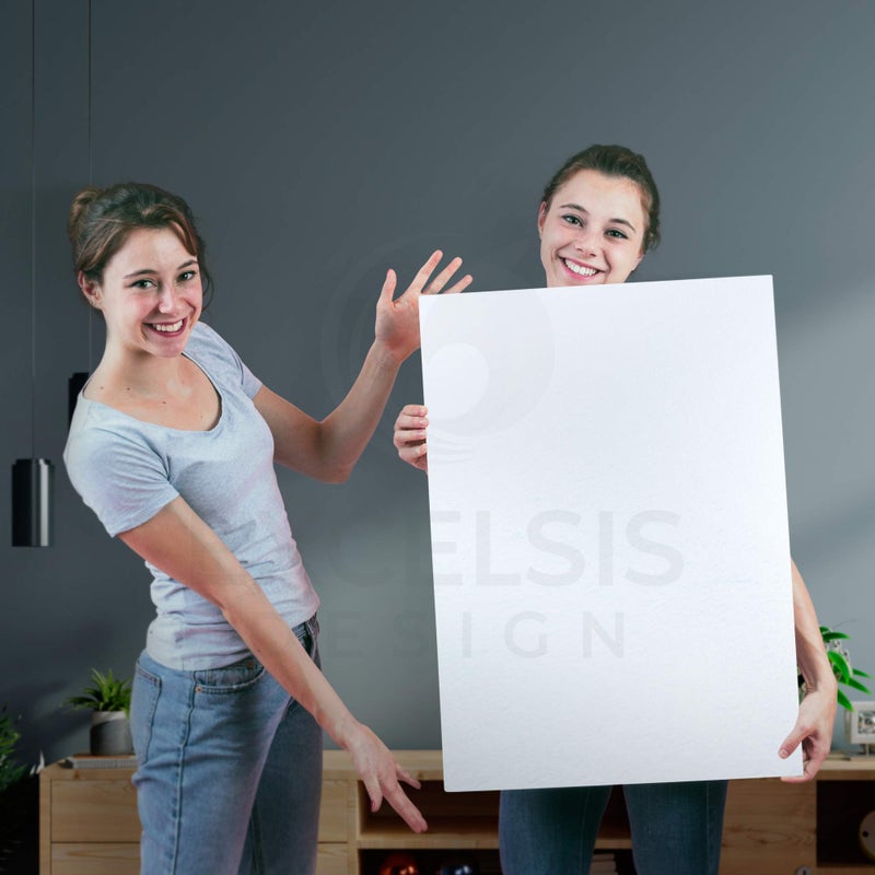 Excelsis Design لوح فوم أبيض من إكسيليسيز تصميم 8 × 10 - 15 عبوة، سمك 1/8" (3 مم) لأوراق ملصقات الفوم الأساسية للفنون، الحرف، لوحات الرؤية، مشاريع المدرسة، العروض التقديمية واللافتات - Image 3